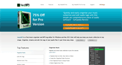 Desktop Screenshot of neatmp3.com